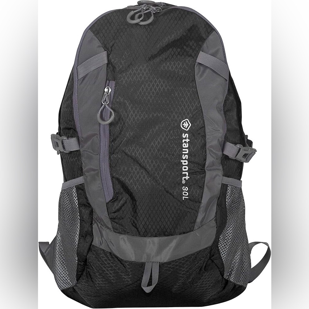 StanSport Unisex Adult Hiking Daypack - 30 Liter Olive Multiple In & out pockets